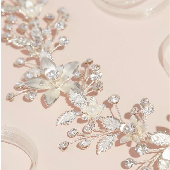 Crystal Floral Wired Sash main image 7